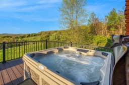 Panoramic Paradise | Amazing Views, Hot Tub, Cozy Cabin Getaway