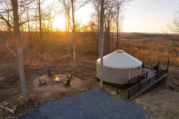 Adventure Abode | Modern Yurt w/ Hot Tub, Bubble Dome + ADA Access