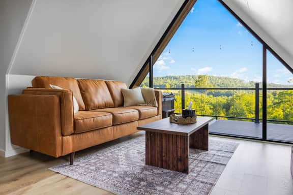 Moonlight Ridge | A-Frame, Hot Tub, & Fire Pit with Views!