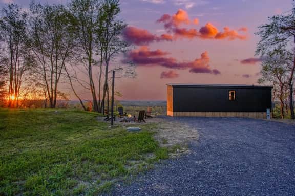 Skyline Serenity | Hot Tub, Panoramic Views, King Bed in PA Wilds