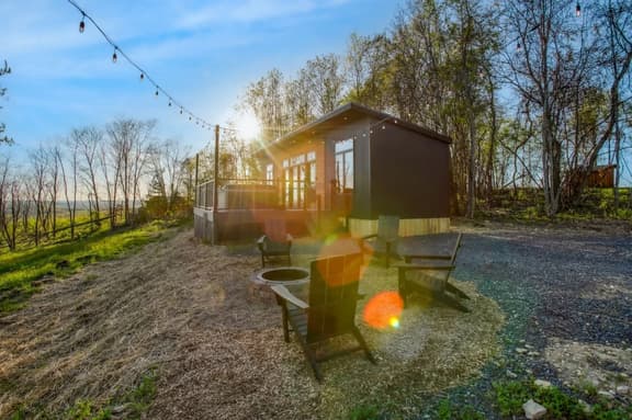 Alpine Abode | Hot Tub, King Bed, Panoramic Views in PA Wilds