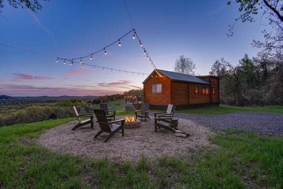 Panoramic Paradise | Amazing Views, Hot Tub, Cozy Cabin Getaway